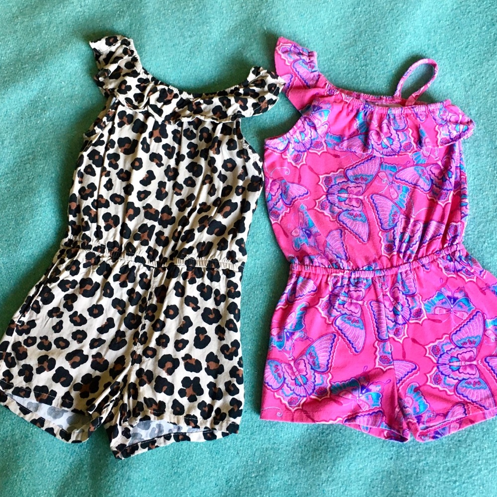 Adorable Short Rompers, size 4T